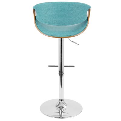 Curvo Adjustable Barstool with Swivel