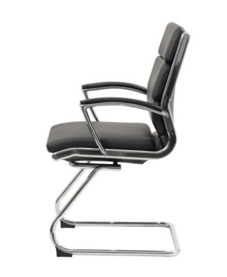Executive CaressoftPlus Guest Chair with Chrome Finish