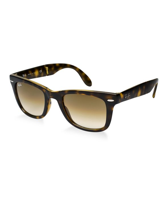 Ray-Ban Sunglasses, RB4105 FOLDING WAYFARER & Reviews - Handbags ...