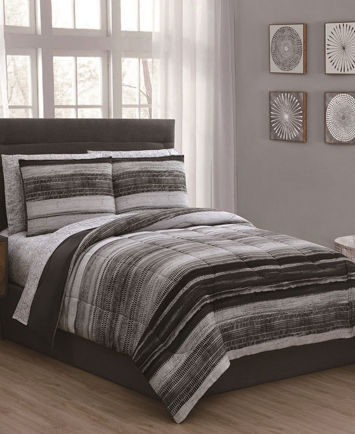 Geneva Home Fashion Laken 7Pc Queen Bed in a Bag Macy's
