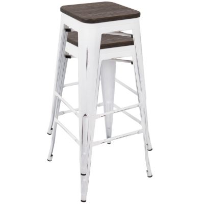 Oregon Stackable Barstool Set of 2