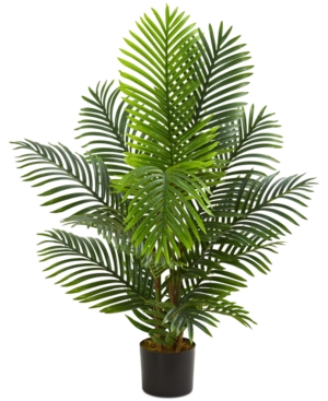 Nearly Natural 4' Paradise Palm Artificial Tree In Green