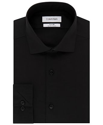 black dress shirts Lenox Shirt Slim Fit soft hand feel thatll keep you looking sharp and feeling great Men's Black Dress Shirts |