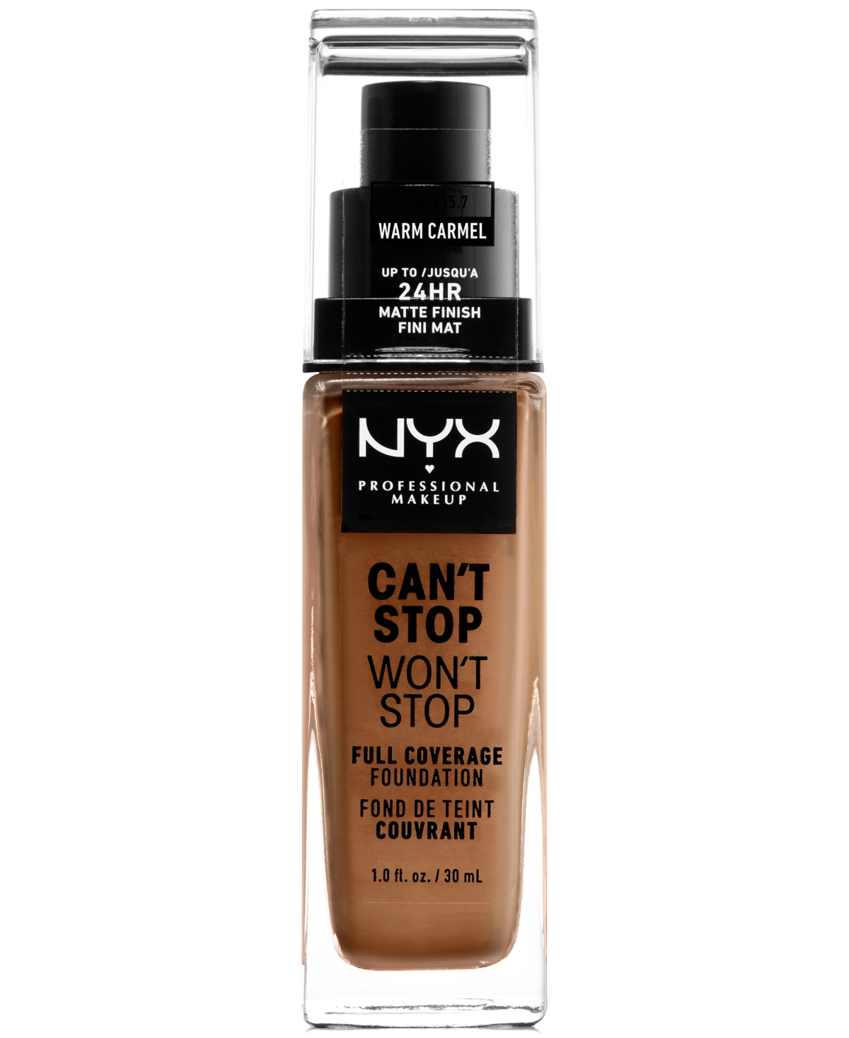 UPC 800897181208 product image for Nyx Professional Makeup Can't Stop Won't Stop Full Coverage Foundation, 1-oz. | upcitemdb.com