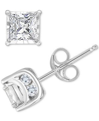 trumiracle diamond stud earrings