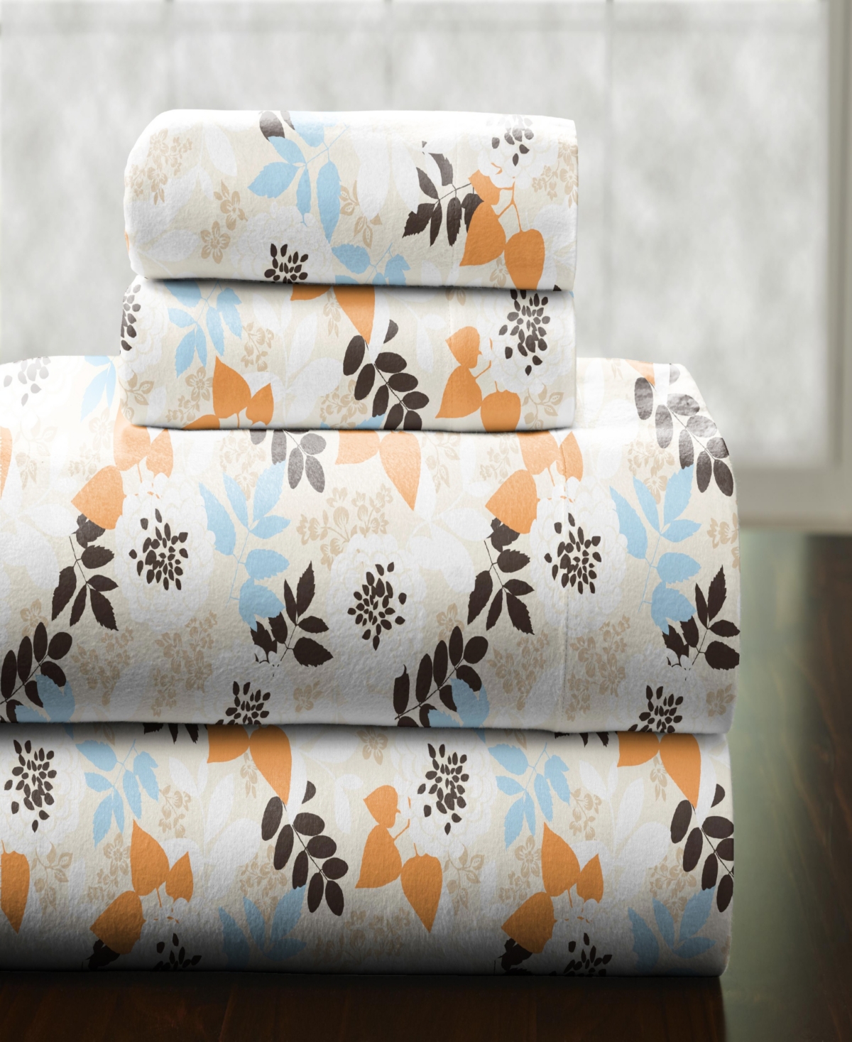 Pointehaven Heavy Weight Cotton Flannel Sheet Set, Full