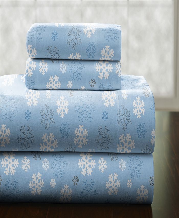 Pointehaven Heavy Weight Cotton Flannel Sheet Set, Twin XL Macy's