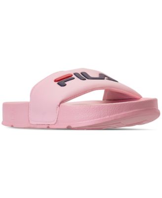 pink fila flip flops