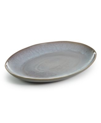 Hotel Collection - Olaria Moonstone 15" Oval Platter