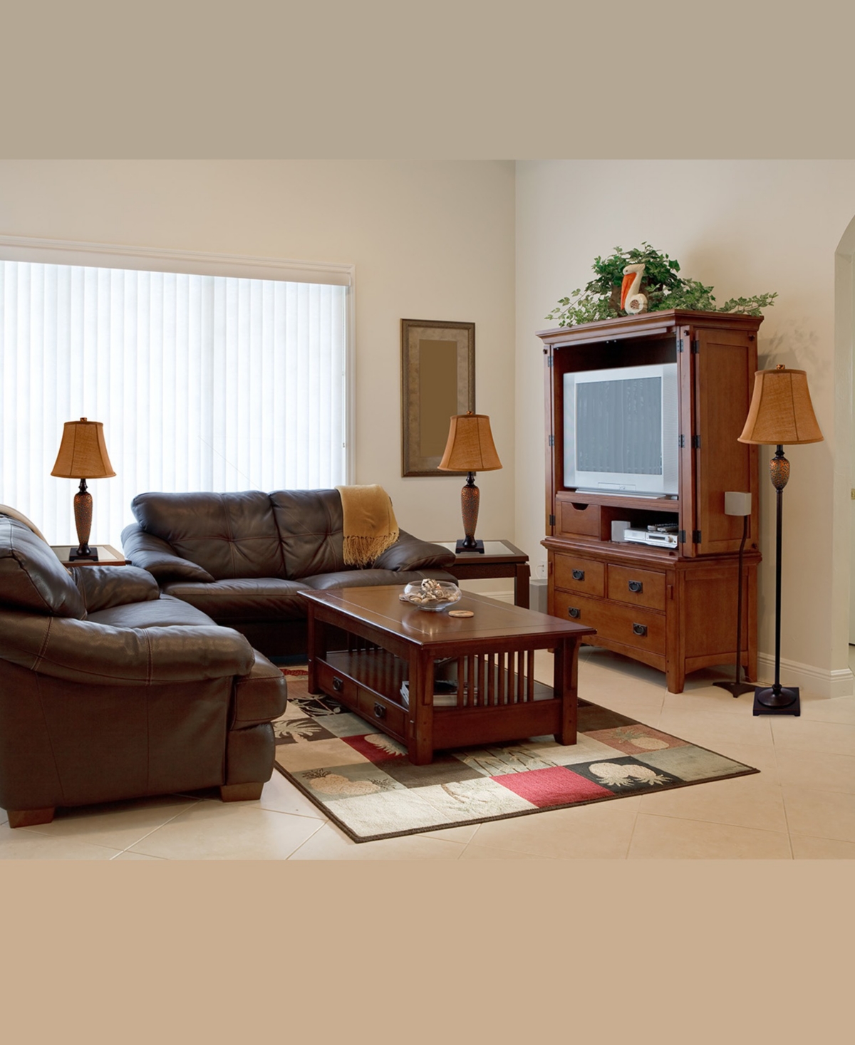 Elegant Designs HammeredThree Pack Lamp Set (2 Table Lamps, 1 Floor Lamp) - Bronze