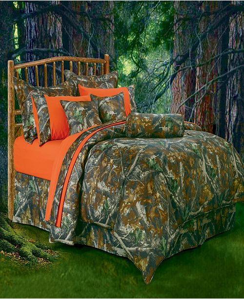 Hiend Accents Oak Camo Comforter Set Full Reviews Bed In A