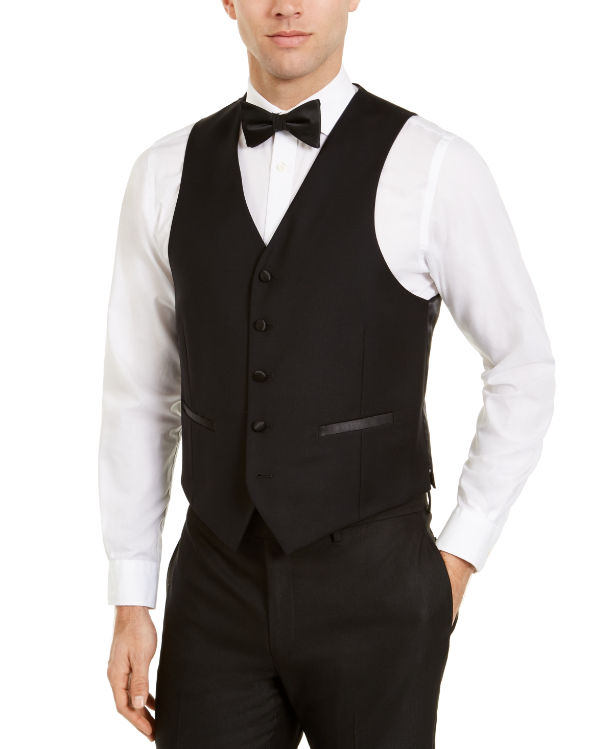Lauren Ralph Lauren Men's Classic-Fit Black Tuxedo Vest & Reviews - Suits &  Tuxedos - Men - Macy's