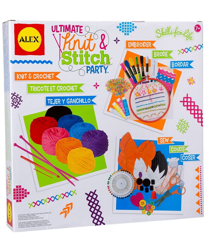 ALEX Toys Ultimate Knit and Stitch Party - Macy's