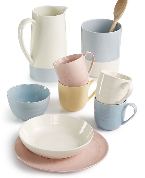 Martha Stewart Collection Closeout Color Striping Dinnerware