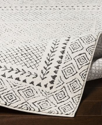 Surya - Bahar BHR-2321 Medium Gray 3'11" x 5'7" Area Rug