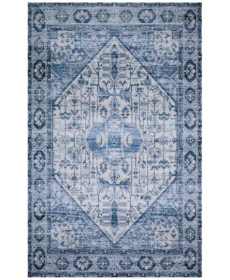 Justina Blakeney - Cielo CIE-02 Ivory/Denim 5' x 7'6" Area Rug