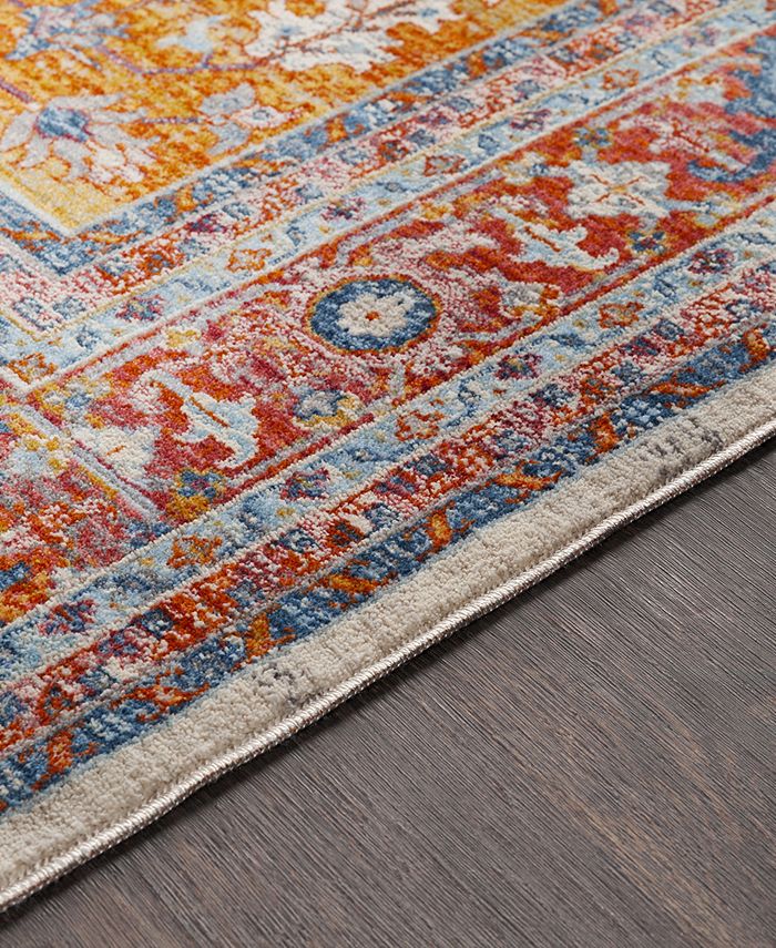 Surya Ephesians EPC2325 Aqua 5' x 7'9" Area Rug Macy's