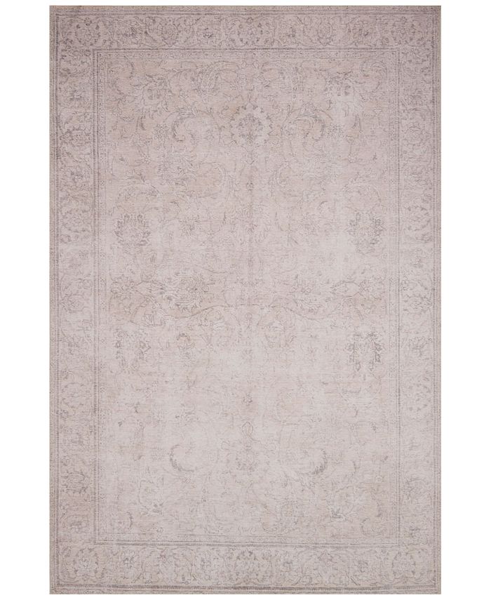 Loloi II Loren LQ12 Sand 2'6" x 7'6" Runner Area Rug Macy's