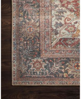 Loloi II - Loren LQ-14 Brick/Multi 2'3" x 3'9" Area Rug