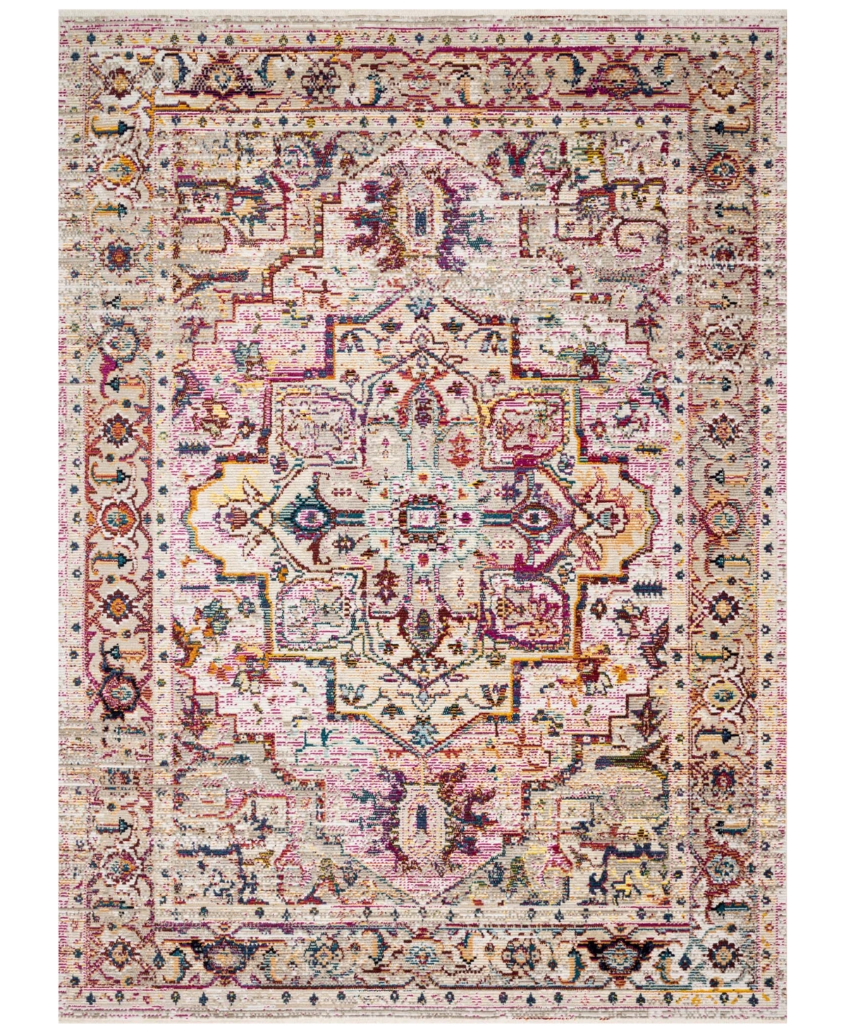 Justina Blakeney Silvia Sil-03 Natural/Multi 5' x 7'6in Area Rug - Natural/Multi