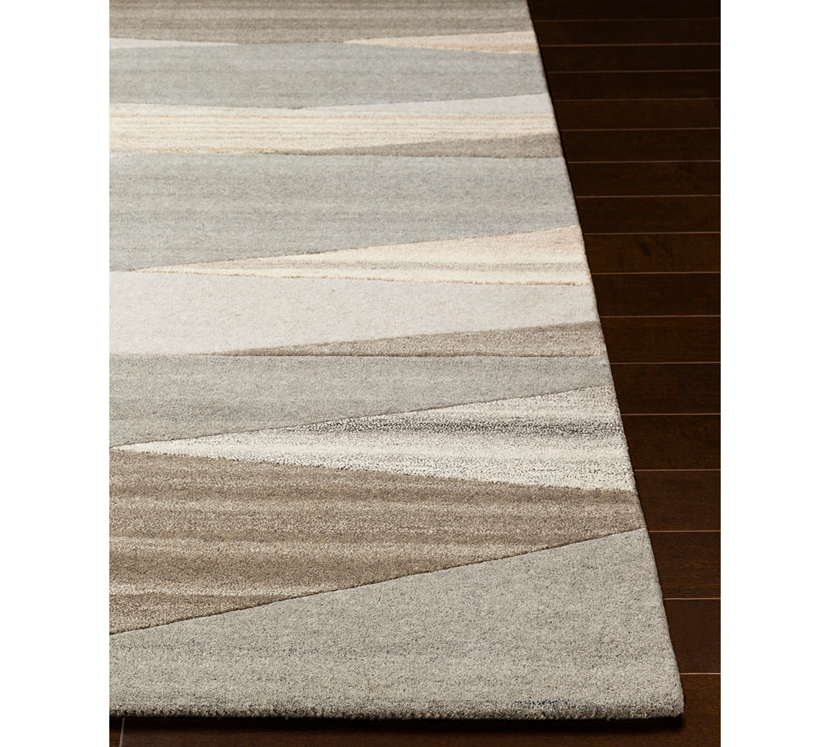 Livabliss Forum Fm-7211 Dark Brown 5' x 8' Area Rug
