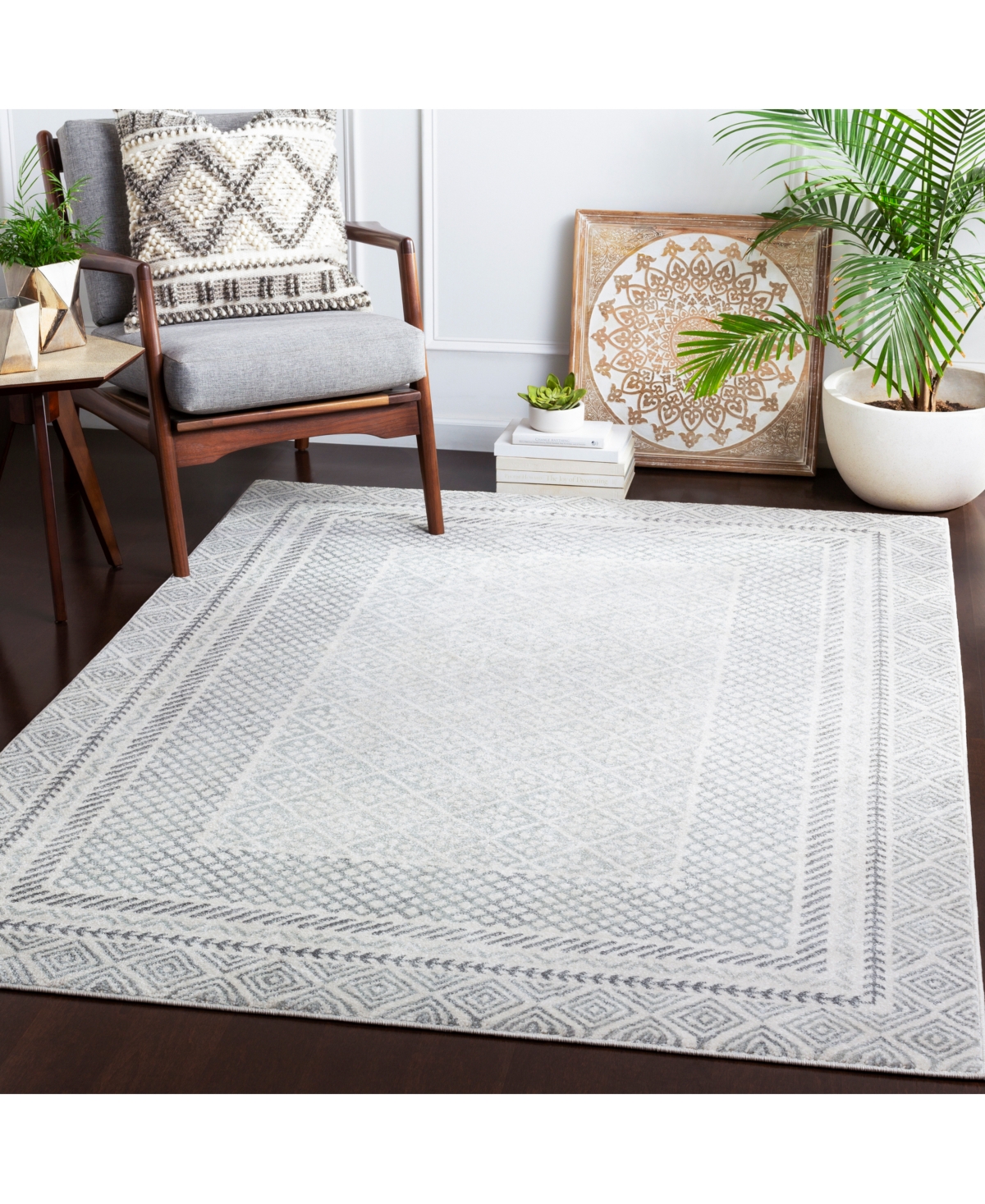 Livabliss Harput Hap-1088Area Rug - Charcoal