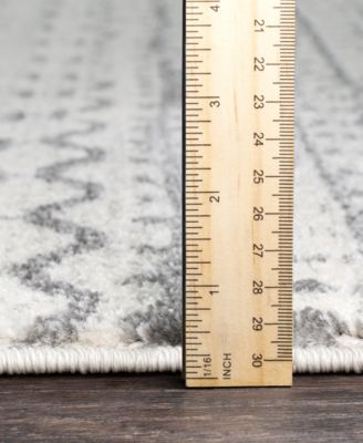 Harput HAP-1097 Charcoal 2'7" x 7'3" Runner Area Rug