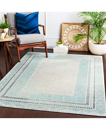 Surya - Harput HAP-1098 Aqua 5'3" x 7'3" Area Rug