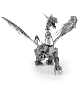 ICONX 3D Metal Model Kit - Silver Dragon