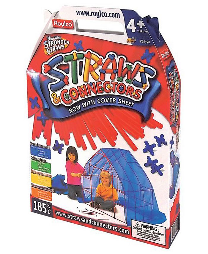 Roylco Straws and Connectors Structure Pack 185 Piece Set Macy's