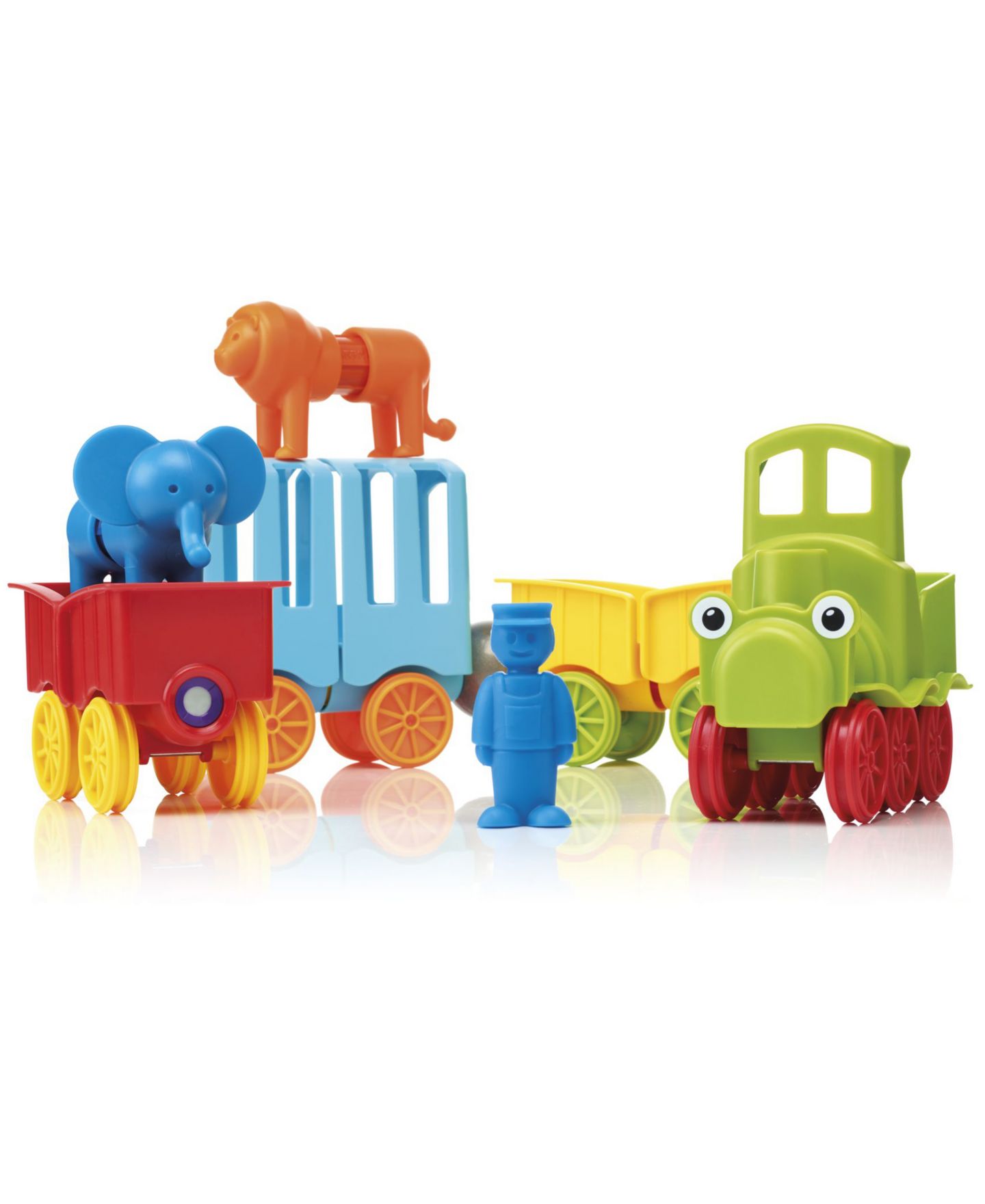 Детский конструктор Smart Toys & Games Animal My First Magnetic 22-Piece Building Set, Ages 1-1/2+, цвет: Разноцветный — фото 5