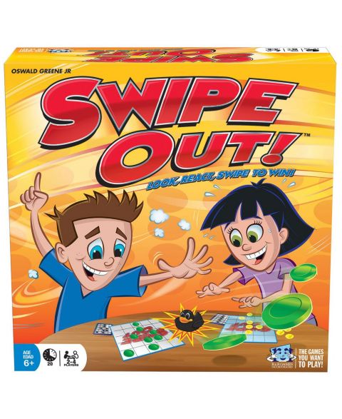 Детская настольная игра R&R Games Swipe Out! Board Game, Ages 6+