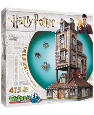 Harry Potter Collection - The Burrow - Weasley Family Home 3D Puzzle - 415 Piece