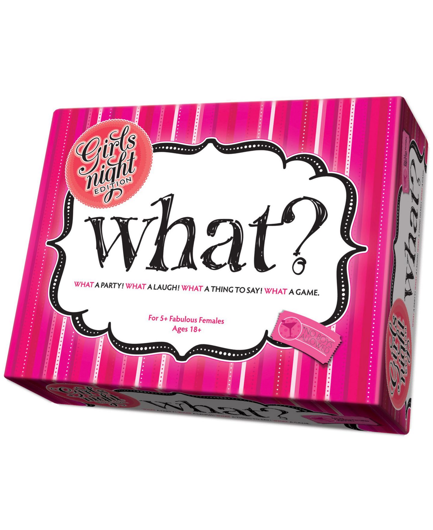 Настольная игра Outset Media What? Girls Night Edition Board Game, от 18 лет — фото 1