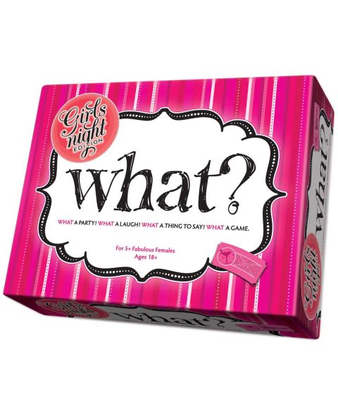 Настольная игра Outset Media What? Girls Night Edition Board Game, от 18 лет