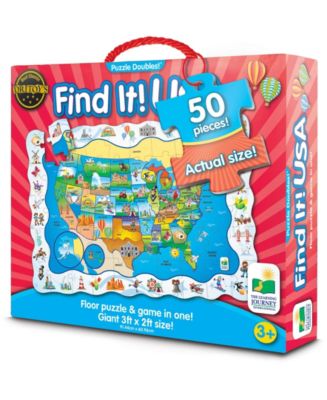 Puzzle Doubles! - Find It! USA- 50 Piece - Macy's