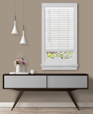 GII Madera FalsaCordless Faux-Wood 2" Plantation Blind, 39" x 64"