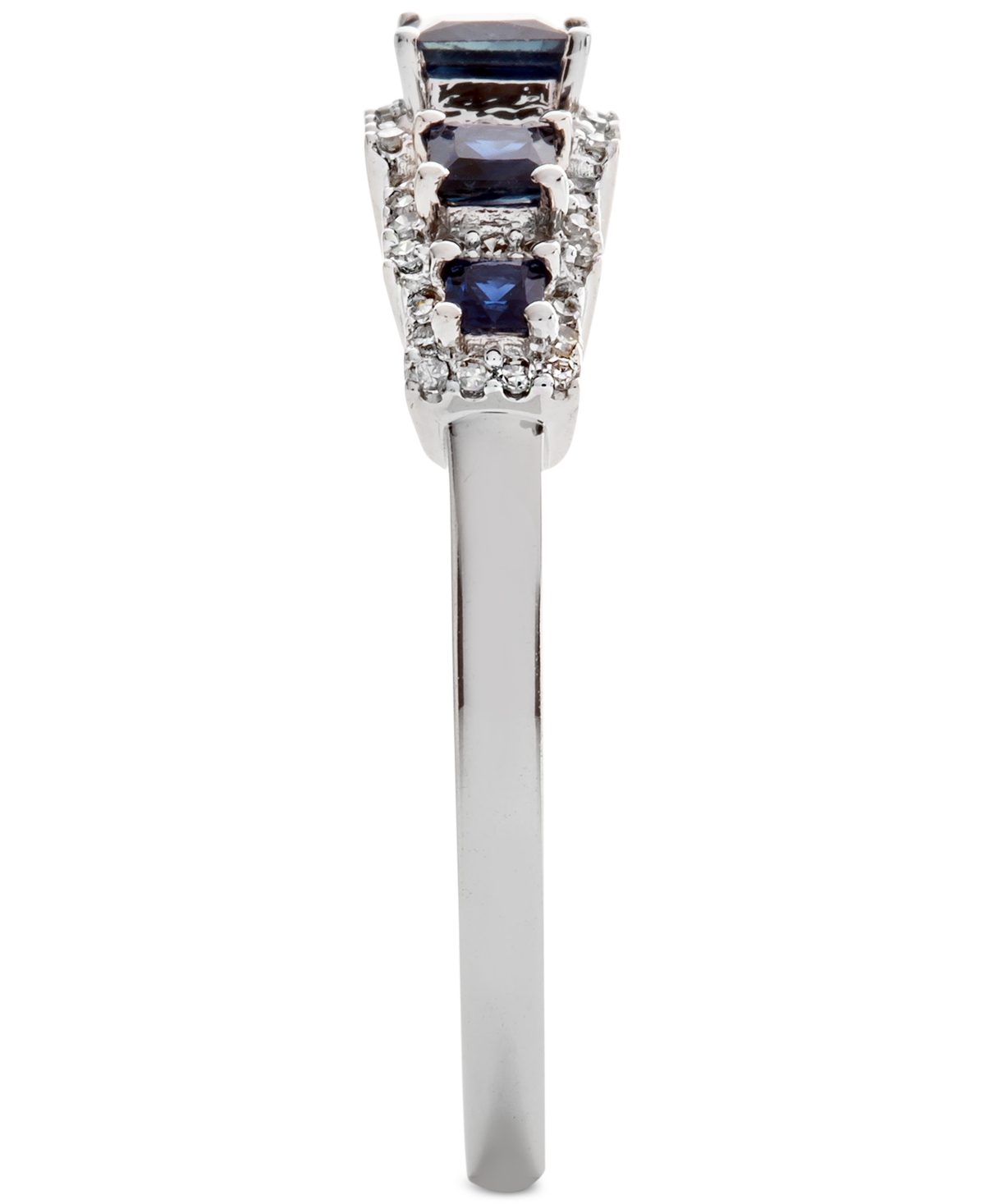 Macy's Sapphire (3/4 Ct. T.w.) & Diamond (1/6 Ct. T.w.) Ring In 14k Gold (also Available In Ruby & Emerald) In Emerald,yellow Gold