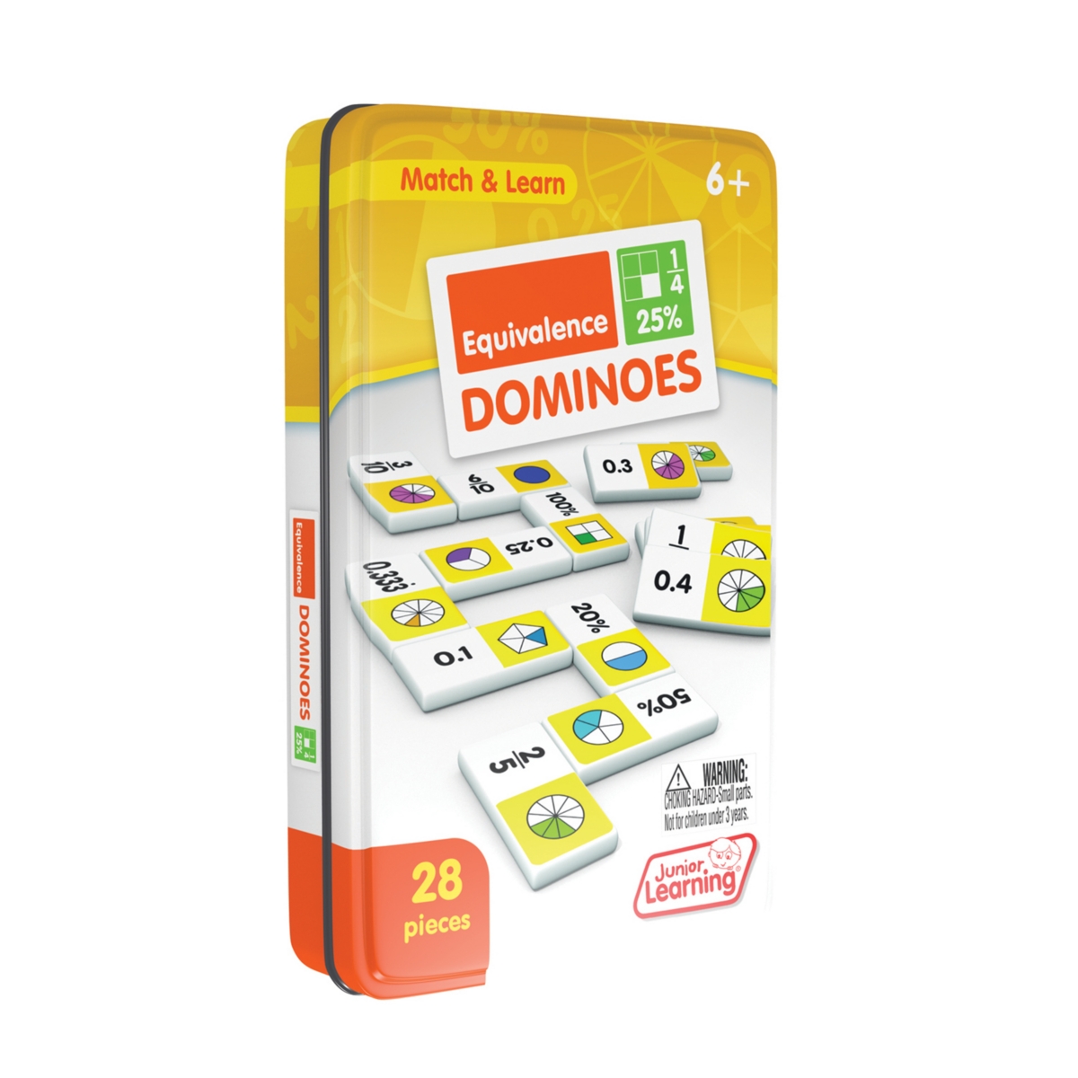 Junior Learning Kids' Equivalence Dominoes Match And Learn Educational Learning Game In Multi