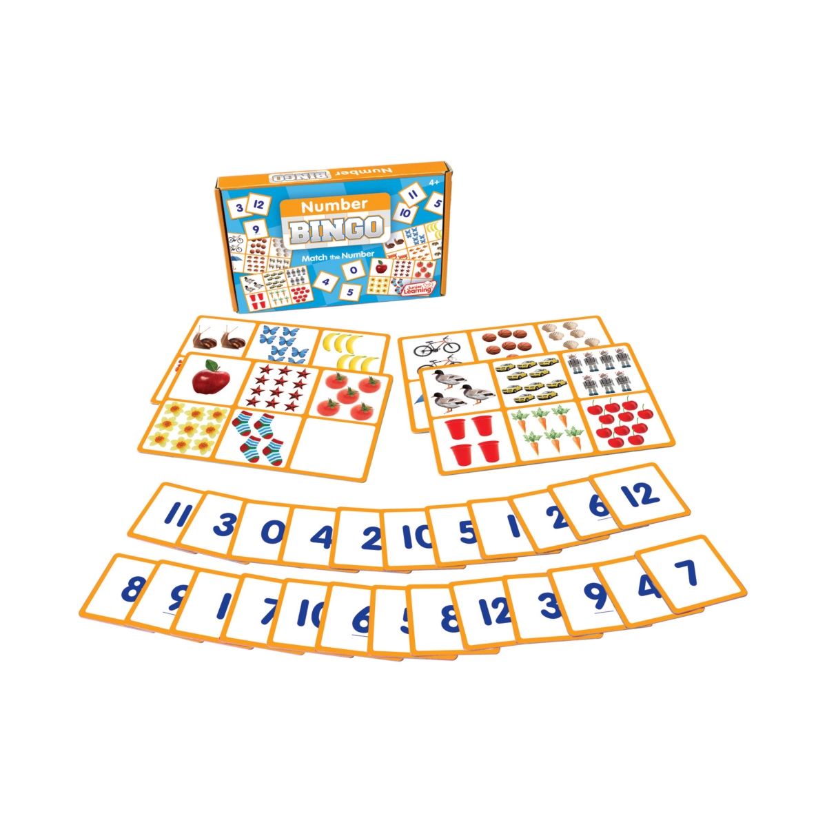 Junior Learning Number Bingo Learning Educational Game In Multi