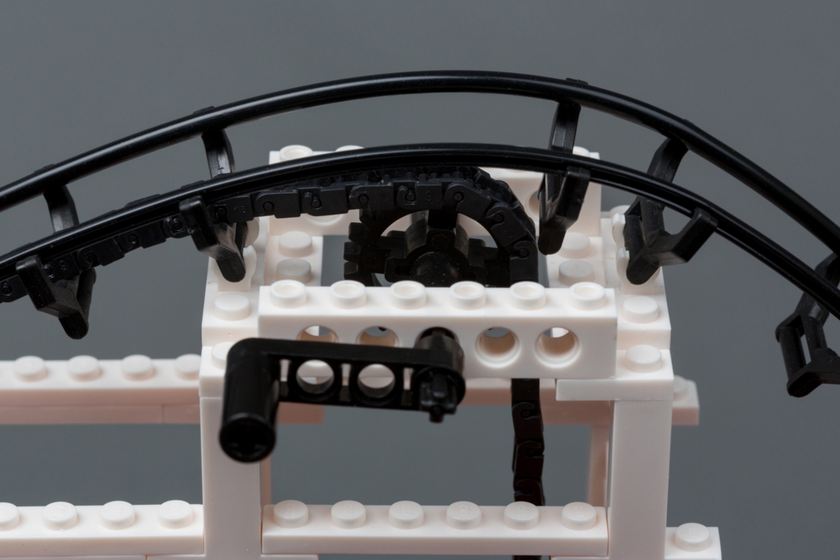 COASTER DYNAMIX CDX BLOCKS BRICK CONSTRUCTION CYCLONE ROLLER COASTER BUILDING SET 