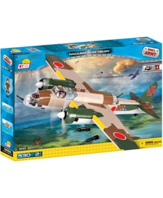 COBI Small Army World War II Nakajima KI49 Helen Airplane 530 Piece  Construction Blocks Building Kit - Macy's