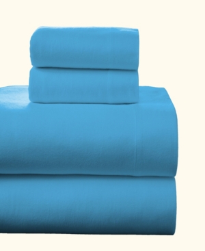 Pointehaven Superior Weight Cotton Flannel Sheet Set - Twin Bedding