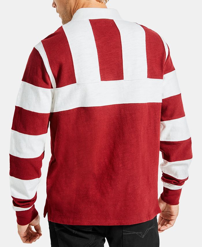 GUESS Men's Colorblocked Rugby Shirt Macy's