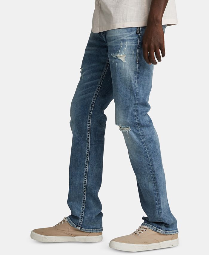 Silver Jeans Co. Men's Allan Slim, Straight-Fit Jeans - Macy's