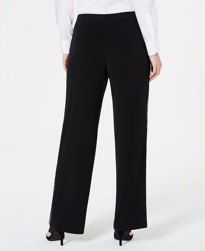 Alfani Sweater Trim Pants, Created for Macy's & Reviews - Pants ...