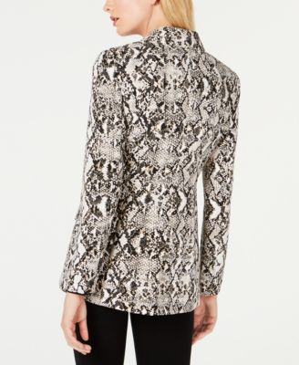 INC International Concepts INC Snake-Print Blazer, Created for Macy's 
