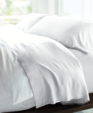 Cariloha Resort Viscose Queen Sheet Set, 400-thread In White