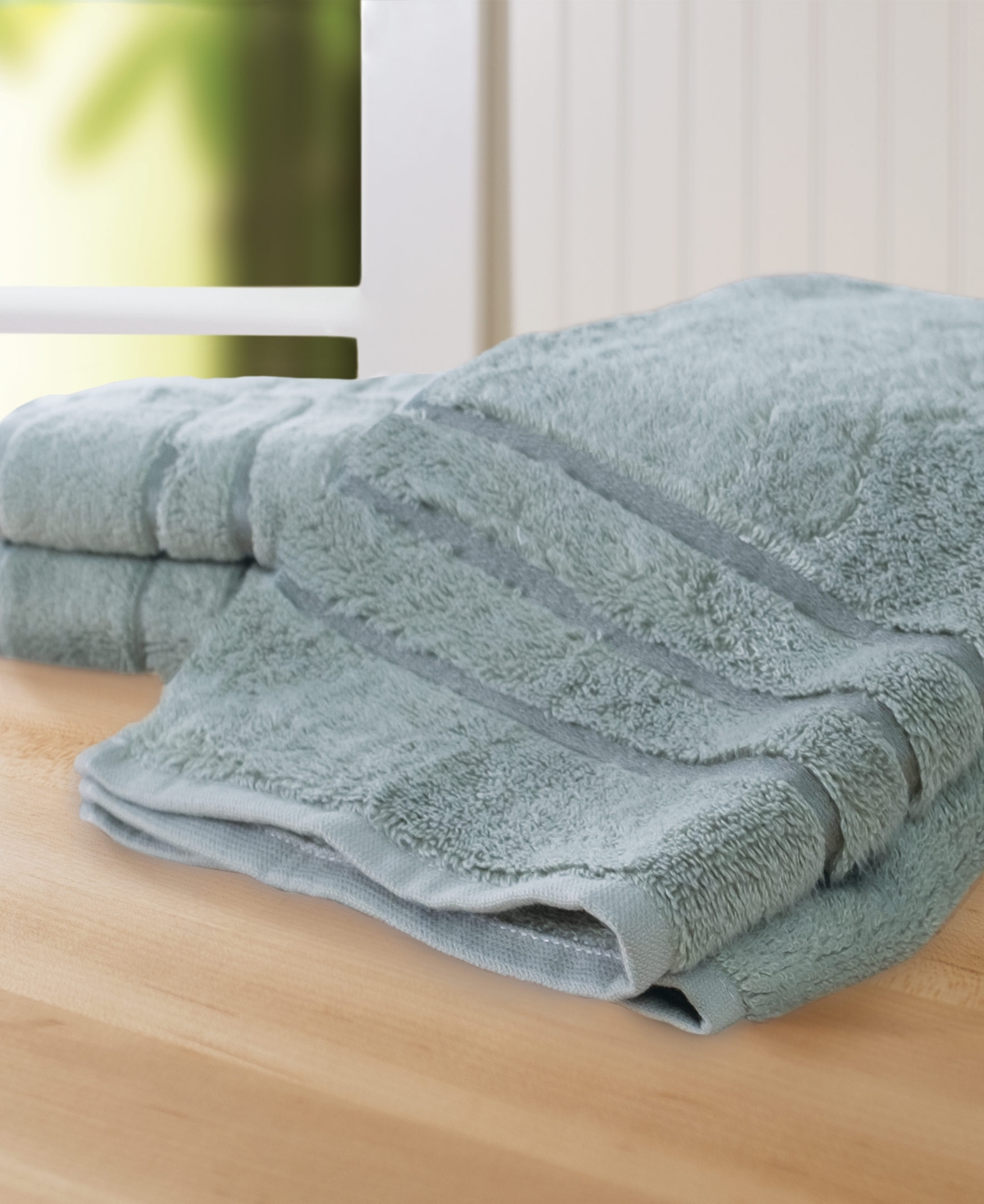 Cariloha 3-piece 30" X 16" Viscose Hand Towel Set In Turqoise
