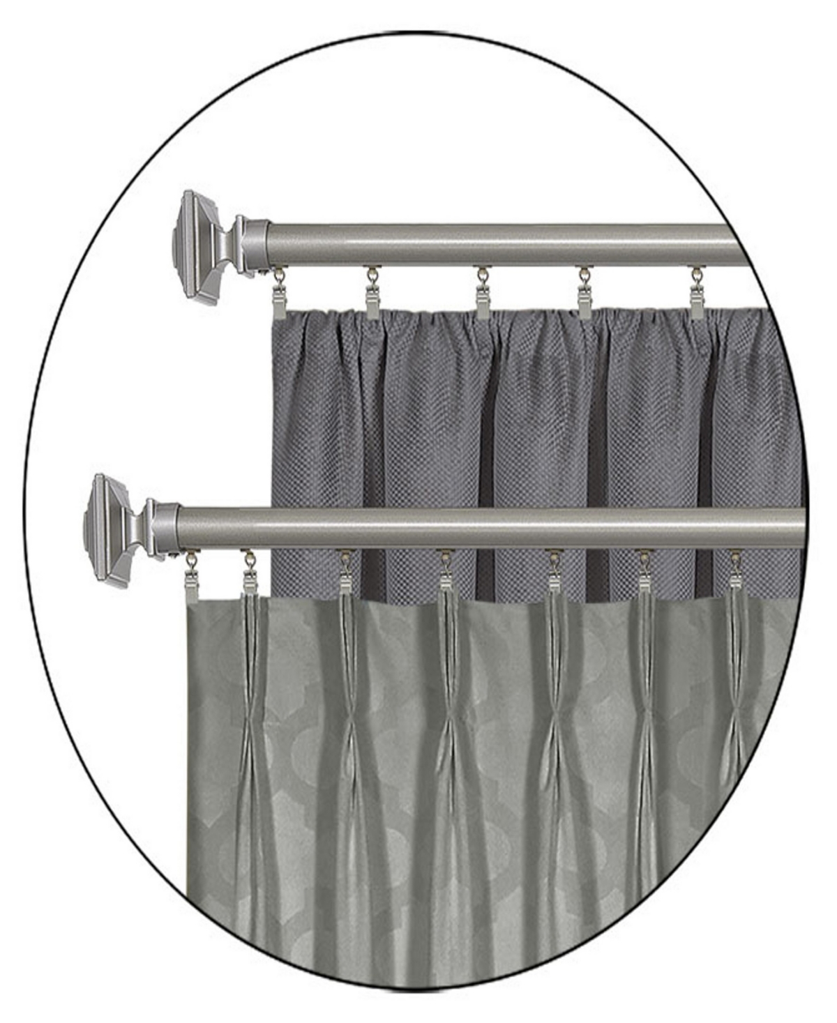 Achim Oxford Innovative TraverseCurtain Rod, 36